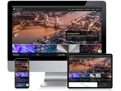 Trovec Partners - Corporate Website Design