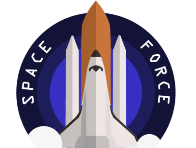 Space Force Logo branding design graphic design illustration logo vector