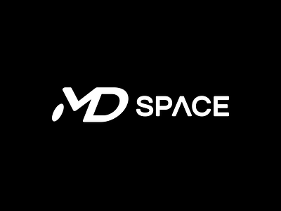 MD sport space logo branding logo marketing sports typography web