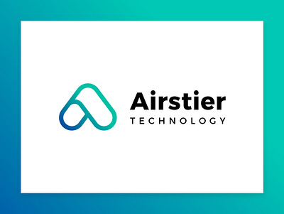 logo for airstier branding corporate design corporate identity icon logo logo design startup tech typography