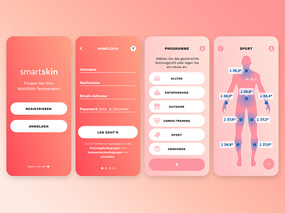 smartskin app ui