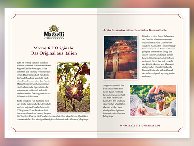 double page advertorial for mazzetti advertorial double page food indesign italy print spread
