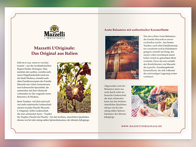 double page advertorial for mazzetti advertorial double page food indesign italy print spread