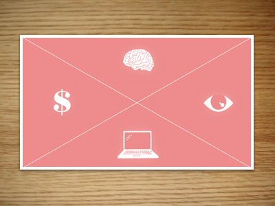 Business card back illustration $ brain business card eye illustration laptop