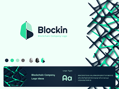 Blockchain Company Logo Design Idea blockchain branding clean creative creative crypto crypto logo design logo wallet logo