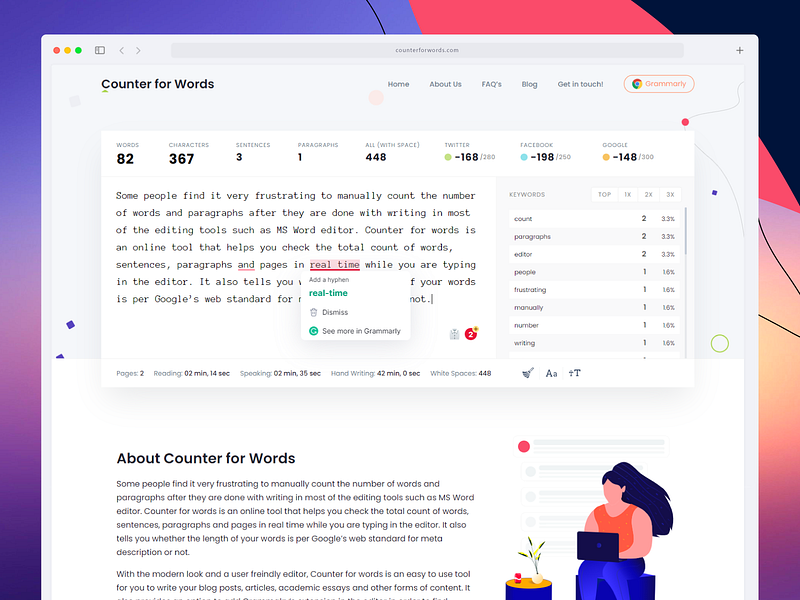 essay word counter photo