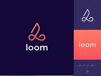 Loom Logo Idea circle creative design infinity l logo line logo logo loom o logo video