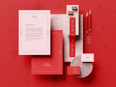 Fada Urbana | Logo design & Branding brand branding design fairy graphic design illustration illustrator logo logotype pink red vector