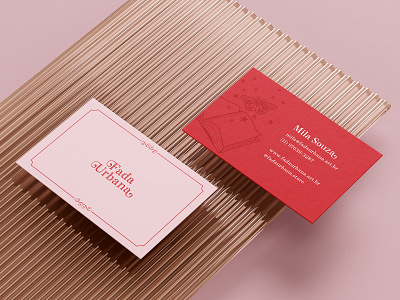Fada Urbana | Logo design & Branding brand branding design graphic design logo logotype pink red vector visit card