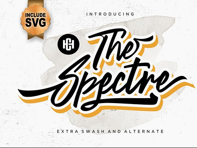 The Spectre Font, Stylish Font, Graffity Font app branding design graphic design illustration logo typography ui ux vector