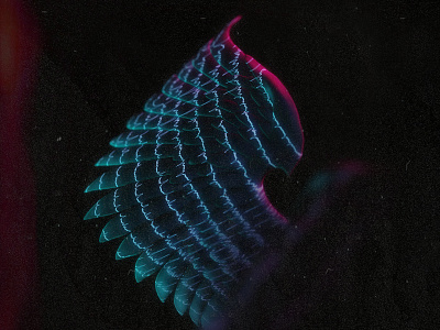 Inearth - Pitikli 3d art album cover album covers blender cyberpunk wing