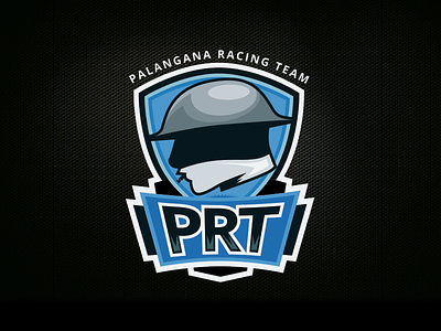 Palangana Racing Team acronym illustration logo racing soldier team war