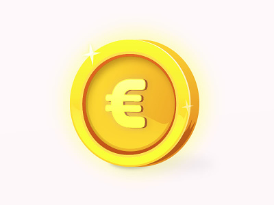 La monedica coin euro money vector
