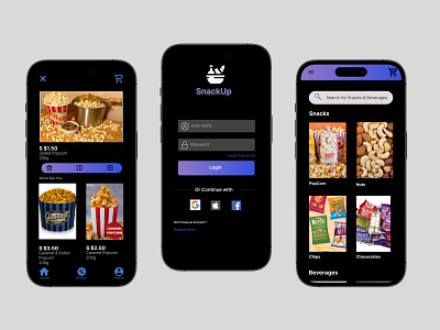 Snack Ordering App for Movie Theatres