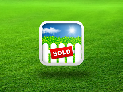 iOS App Icon app fence grass green icon ios sky sold