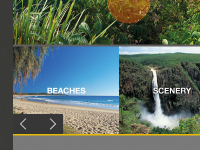 jQuery Slider beach jquery slider ui waterfall web design website