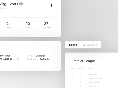 Prem League Wireframe Preview app app design art direction layout logo typography ui uiux