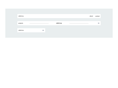 clbhll nav component iterations app design art direction branding design iphone layout ui uiux ux web web design webdesign