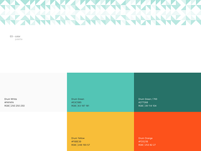 03 – Color Palette app app design art direction branding design layout logo typography uiux website