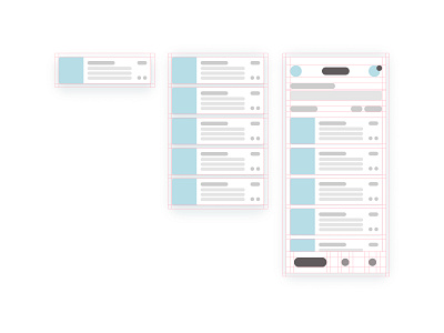 Wireframing for UI Card