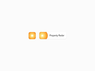 PropertyRadar App Icon app design art direction branding design ui