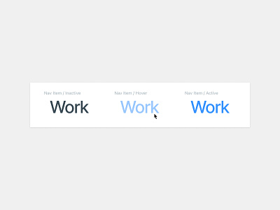 Nav Item States