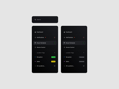 Dashboard – AQI vs Device # app design layout ui uiux ux