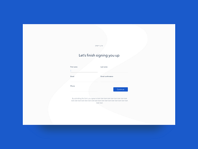 Sign Up app app design branding design layout typography ui uiux ux web