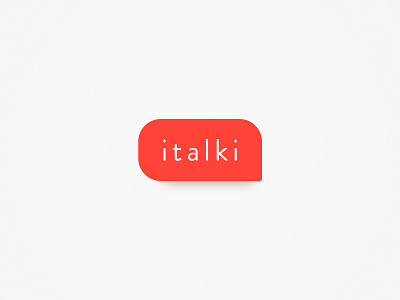 Italki Logo Update branding design layout logo ui vector