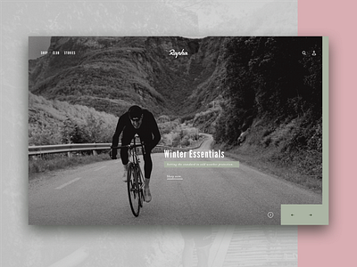 Rapha  – Above the Fold Redesign