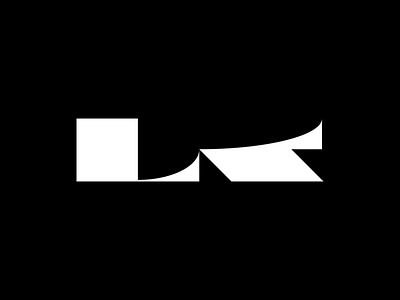 LR Logo band branding design font l r letter lettering logo mark lettermark minimal music type typogaphy