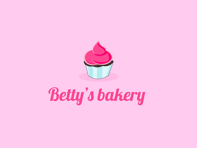 Daily logo challenge 18/50 - Cupcake bakery branding cake clean cupcake dailylogo dailylogochallenge logo simple vector