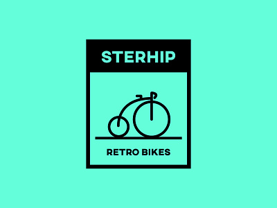 Daily logo challenge 24/50 - Bicycle Shop bicycle shop branding clean dailylogo dailylogochallenge lineart logo retro simple sterhip stroke vector