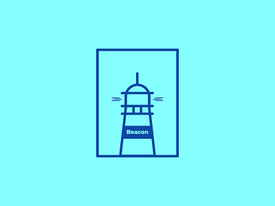 Daily logo challenge 31/50 - Lighthouse beacon branding clean dailylogo dailylogochallenge lighthouse lineart logo simple stroke thick vector