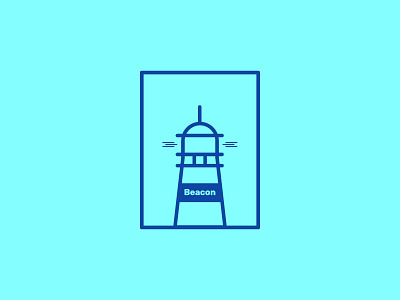 Daily logo challenge 31/50 - Lighthouse beacon branding clean dailylogo dailylogochallenge lighthouse lineart logo simple stroke thick vector