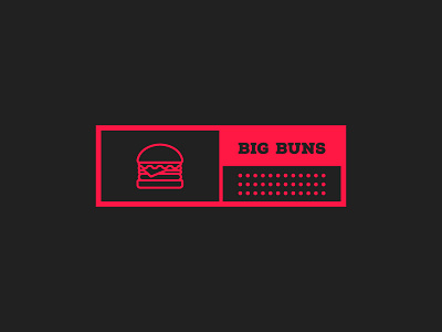 Daily logo challenge 33/50 - Burger Joint big buns branding buns burger burger joint clean dailylogo dailylogochallenge fastfood logo simple vector