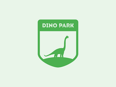 Daily logo challenge 35/50 - Dinosaur Amusement Park brand branding clean dailylogo dailylogochallenge dino dinosaur logo mark simple vector