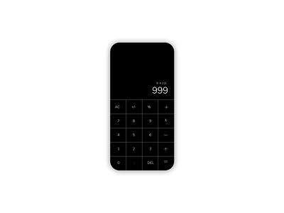 DailyUI#004 - Calculator