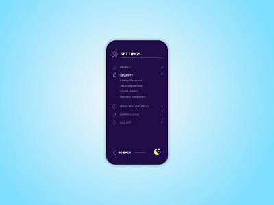 DailyUI#007 - Settings app dailyui design illustration ui