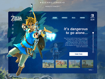 Zelda Website + Sketch File