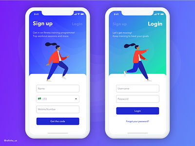 #001 Daily UI Challenge - Sign up