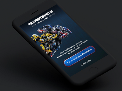 App Transformers A Sua Voz - UI Design game design mobile ui transformers ui design user interface ux design