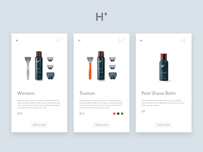 Harry's Mobile Redesign animation dailyui device gif harrys mobile pricing prototype redesign ui ux