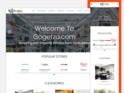 Gogetza, A shopping and shipping website. business e commerce gogetza market online buying personal shopping product store shipping shopping software store web web design web development website website designing