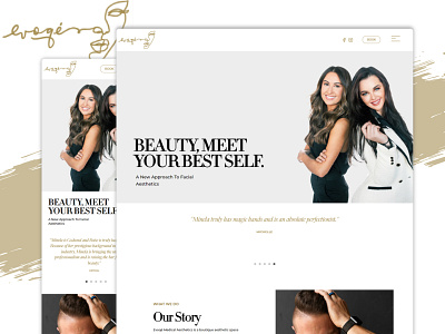 Evoqeaesthetics, A Medical Aesthetics website