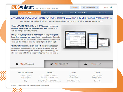 DGAssistant, A Hazard Preventing Software Website.