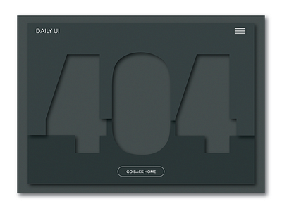 Daily Ui 008: 404 Error Page