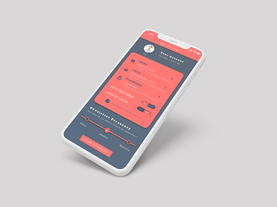 Daily Ui 007: Settings appdesign creative dailyui007 design interface minimal settings uidesign uitrends uiux userinterface uxdesign