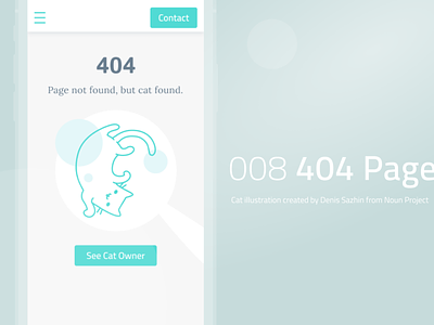 DailyUI 008 - 404 Page 404 404 error 404 page daily daily challange dailyui dailyui 008 dailyui008 page not found personal portfolio whimsy