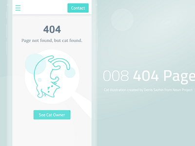 DailyUI 008 - 404 Page